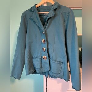 Neon Buddha cotton blazer